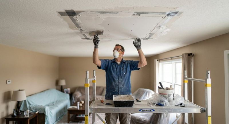 Bedroom Ceiling Repair in Conroe, TX