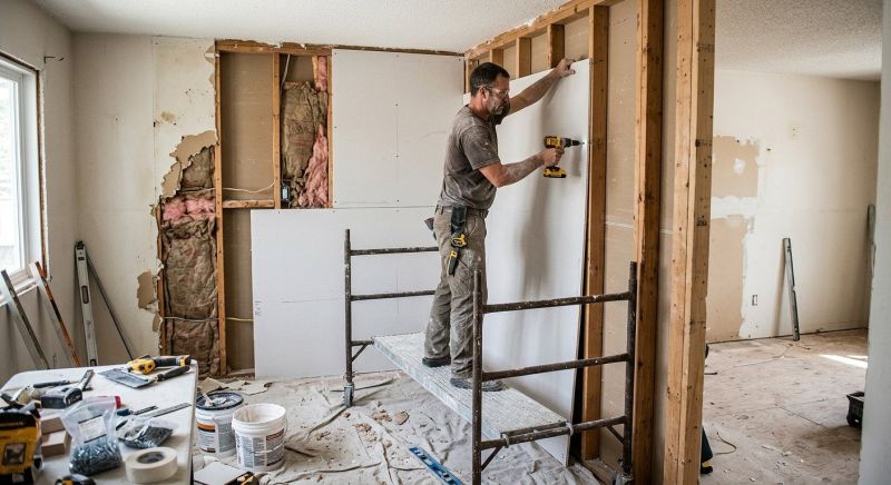 Drywall Hanging in Olathe, KS