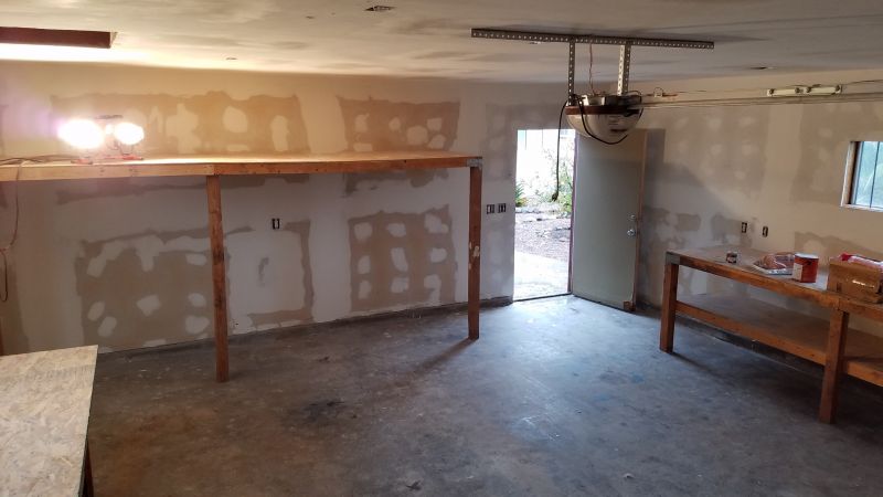 Garage Drywall Finishing